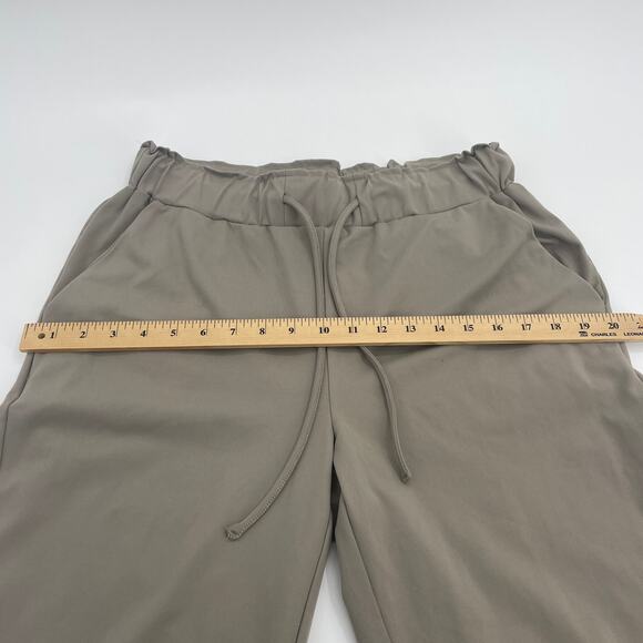 JOIE Jersey Pants Women's Size M Straight Leg Stretch Pull On Crossover Pockets - Picture 6 of 8